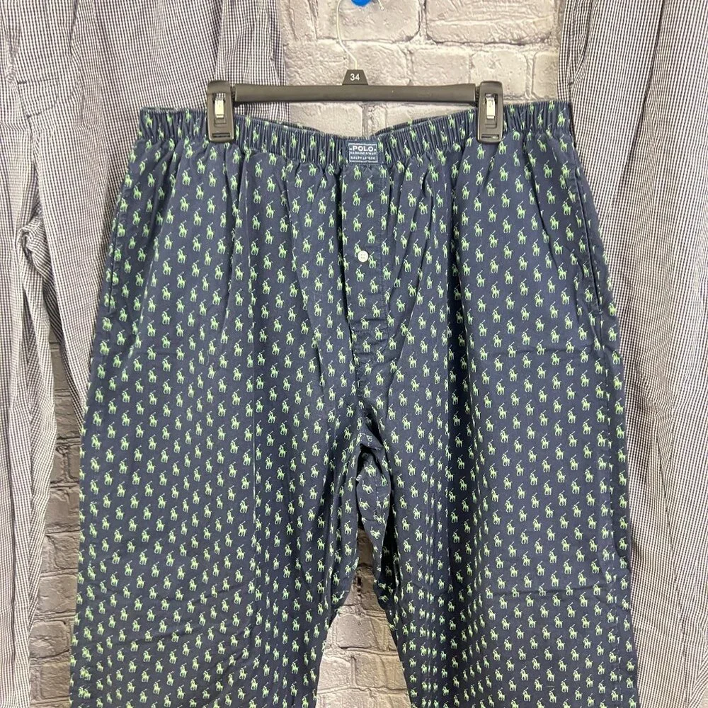 Ralph Lauren Polo Nautica  Mens Pajama Pant Lot‎ of 3 Pair XL